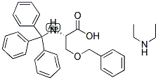 N-ALPHA-TRITYL-O-BENZYL-L-SERINE DIETHYLAMINE Struktur