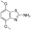 4,7-DIMETHOXY-1,3-BENZOTHIAZOL-2-AMINE Struktur