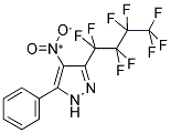 4-NITRO-3-PERFLUOROBUTYL-5-PHENYLPYRAZOLE Struktur