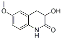 3-HYDROXY-6-METHOXY-3,4-DIHYDRO-2(1H)-QUINOLINONE Struktur