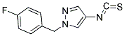 1-(4-FLUORO-BENZYL)-4-ISOTHIOCYANATO-1H-PYRAZOLE Struktur