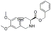 (S)-1,2,3,4-TETRAHYDRO-6,7-DIMETHOXYISOQUINOLINE-3-CARBOXYLIC ACID BENZYL ESTER Struktur