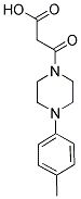 3-[4-(4-METHYLPHENYL)PIPERAZIN-1-YL]-3-OXOPROPANOIC ACID Struktur