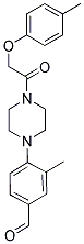 3-METHYL-4-(4-[(4-METHYLPHENOXY)ACETYL]PIPERAZIN-1-YL)BENZALDEHYDE Struktur