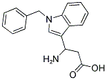 3-AMINO-3-(1-BENZYL-1H-INDOL-3-YL)-PROPIONIC ACID Struktur