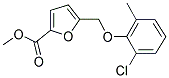 5-(2-CHLORO-6-METHYL-PHENOXYMETHYL)-FURAN-2-CARBOXYLIC ACID METHYL ESTER Struktur