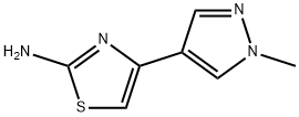 4-(1-METHYL-1 H-PYRAZOL-4-YL)-THIAZOL-2-YLAMINE Struktur