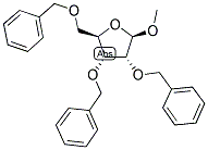 METHYL 2,3,5-TRI-O-BENZYL-BETA-D-RIBOFURANOSIDE Struktur