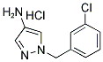 1-(3-CHLORO-BENZYL)-1H-PYRAZOL-4-YLAMINE HYDROCHLORIDE Struktur