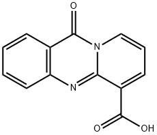 11-OXO-11H-PYRIDO[2,1-B]QUINAZOLINE-6-CARBOXYLIC ACID Struktur