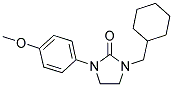 1-(CYCLOHEXYLMETHYL)-3-(4-METHOXYPHENYL)IMIDAZOLIDIN-2-ONE Struktur