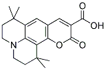 2,3,6,7-TETRAHYDRO-1,1,7,7-TETRAMETHYL-11-OXO-1H,5H,11H-[1] BENZOPYRANO[6,7,8-IJ]QUINOLIZINE-10-CARBOXYLIC ACID Struktur