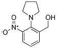 3-NITRO-2-(1-PYRROLIDINYL)PHENYLMETHANOL Struktur