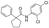 N-(2,4-DICHLOROPHENYL)(PHENYLCYCLOPENTYL)FORMAMIDE Struktur