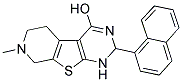 7-METHYL-2-(1-NAPHTHYL)-1,2,5,6,7,8-HEXAHYDROPYRIDO[4',3':4,5]THIENO[2,3-D]PYRIMIDIN-4-OL Struktur