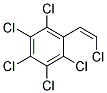 (Z)-BETA,2,3,4,5,6-HEXACHLOROSTYRENE Struktur