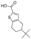 5-TERT-BUTYL-4,5,6,7-TETRAHYDRO-1-BENZOTHIOPHENE-2-CARBOXYLIC ACID Struktur