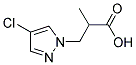 3-(4-CHLORO-PYRAZOL-1-YL)-2-METHYL-PROPIONIC ACID Struktur