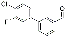 3-(4-CHLORO-3-FLUOROPHENYL)BENZALDEHYDE Struktur