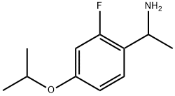 1-(2'-FLUORO-4'-ISO-PROPYLOXYPHENYL)ETHYLAMINE Struktur