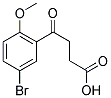 4-(5-BROMO-2-METHOXY-PHENYL)-4-OXO-BUTYRIC ACID Struktur