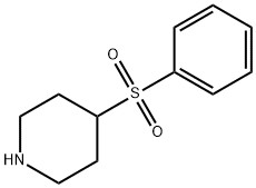 4-BENZENESULFONYLPIPERIDINE HYDROCHLORIDE Struktur