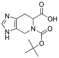 3,4,6,7-TETRAHYDRO-IMIDAZO[4,5-C]PYRIDINE-5,6-DICARBOXYLIC ACID 5-TERT-BUTYL ESTER Struktur