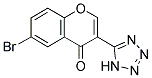 6-BROMO-3-(1H-TETRAZOL-5-YL)-4H-CHROMEN-4-ONE Struktur