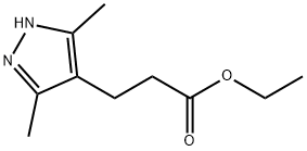 3-(3,5-DIMETHYL-1H-PYRAZOL-4-YL)-PROPIONIC ACID ETHYL ESTER Struktur