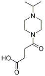 4-(4-ISO-PROPYL-PIPERAZIN-1-YL)-4-OXO-BUTYRIC ACID Struktur