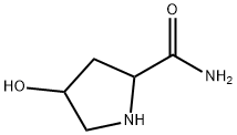 4-HYDROXYPYRROLIDINE-2-CARBOXAMIDE Struktur