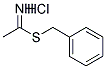 BENZYL THIOACETIMIDATE HYDROCHLORIDE Struktur