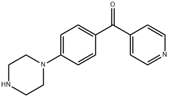 (4-PIPERAZIN-1-YL-PHENYL)-PYRIDIN-4-YL-METHANONE Struktur