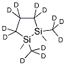 1,1,2,2-TETRAMETHYL-1,2-DISILACYCLOPENTANE D12 Struktur