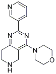 4-MORPHOLIN-4-YL-2-PYRIDIN-3-YL-5,6,7,8-TETRAHYDROPYRIDO[4,3-D]PYRIMIDINE Struktur