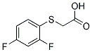 [(2,4-DIFLUOROPHENYL)THIO]ACETIC ACID Struktur