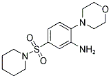 2-MORPHOLIN-4-YL-5-(PIPERIDIN-1-YLSULFONYL)ANILINE Struktur