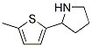 2-(5-METHYL-2-THIENYL)PYRROLIDINE Struktur