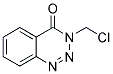 3-(CHLOROMETHYL)-1,2,3-BENZOTRIAZIN-4(3H)-ONE Struktur