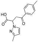 4-(4-METHYLPHENYL)-2-(3-METHYL-1H-PYRAZOL-1-YL)-4-OXOBUTANOIC ACID Struktur