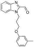 1-[3-(3-METHYLPHENOXY)PROPYL]-1H-BENZIMIDAZOLE-2-CARBALDEHYDE Struktur