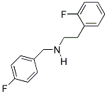 N-(4-FLUOROBENZYL)-2-(2-FLUOROPHENYL)ETHANAMINE Struktur