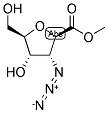 2R-HYDROXYMETHYL-3S-HYDROXY-4R-AZIDO-TETRAHYDROFURAN-5R-CARBOXYLIC ACID METHYL ESTER Struktur