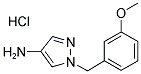 1-(3-METHOXY-BENZYL)-1H-PYRAZOL-4-YLAMINE HYDROCHLORIDE Struktur