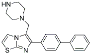 6-BIPHENYL-4-YL-5-PIPERAZIN-1-YLMETHYL-IMIDAZO-[2,1-B]THIAZOLE Struktur