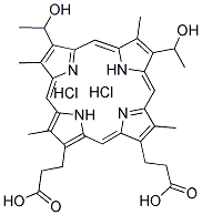 HEMATOPORPHYRINE DIHYDROCHLORIDE Struktur