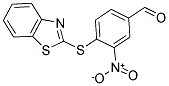 4-(BENZOTHIAZOL-2-YLSULFANYL)-3-NITRO-BENZALDEHYDE Struktur