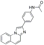 N-(4-IMIDAZO[1,2-A]QUINOLIN-2-YLPHENYL)ACETAMIDE Struktur