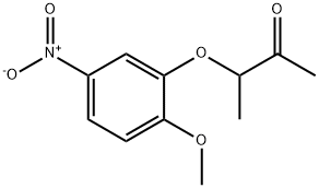 3-(2-METHOXY-5-NITROPHENOXY)-2-BUTANONE Struktur