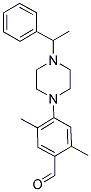 2,5-DIMETHYL-4-[4-(1-PHENYLETHYL)PIPERAZIN-1-YL]BENZALDEHYDE Struktur